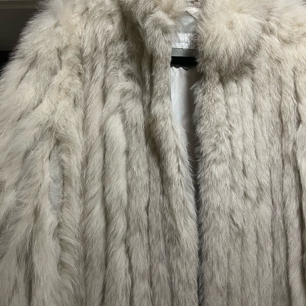 HP❤️Vintage blue fox coat - Picture 3 of 11